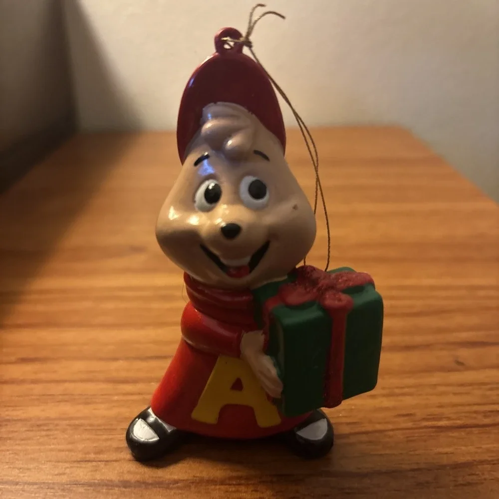Alvin The Chipmunk Vtg Christmas Ornament Kurt Adler‎ With Package 3-3/4